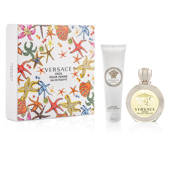 Versace Eros Pour Femme EDT tualetinis vanduo moterims, 100 ml + tělové mléko, 150 ml