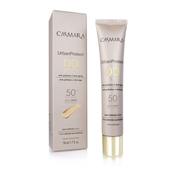 Maskuojamasis veido odos kremas Casmara DD Cream Urban Protect SPF 50 Natural Light 00, 50 ml