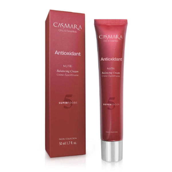 Maitinamasis veido kremas Casmara Antioxidant Balancing Nourishing Cream, antioksidacinis, su Goji uogų ekstraktu, 50 ml