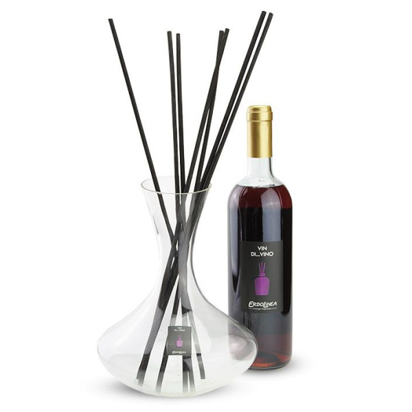 Kvapas namams su lazdelėmis Erbolinea Decanter Vin Di Vino, 750 ml