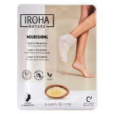 Profesionali kaukė pėdoms Iroha Professional Foot Socks Mask Argan & Macadamia su argano ir makadamijos aliejais, 1 pora