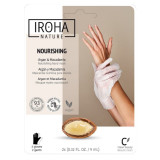 Profesionali kaukė rankoms Iroha Professional Xtra Soft Dry Hands Argan Hand & Nails Gloves, su argano aliejumi, 1 pora
