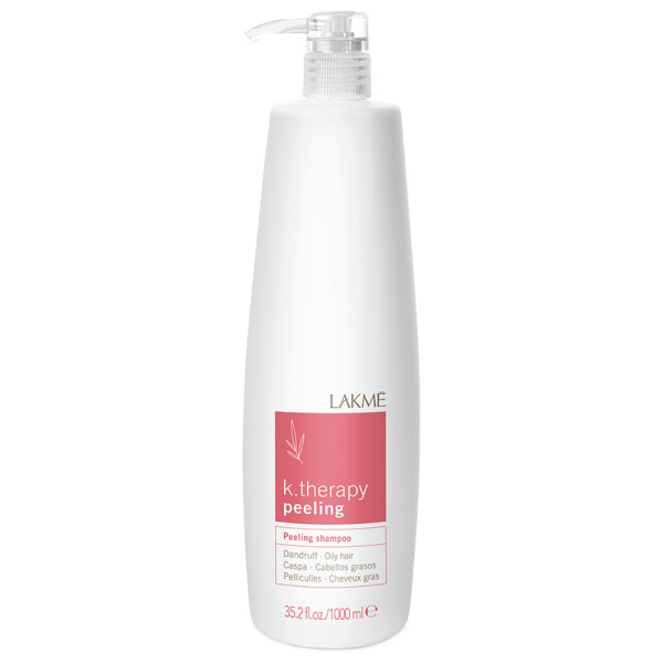 Lakme Šampūnas riebiems plaukams K.Therapy Peeling, 1000 ml