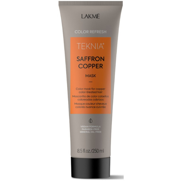 Vario spalvą paryškinanti kaukė Lakme Teknia Saffron Copper Mask, 250 ml