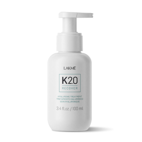 Lakme atkuriamoji priemonė pažeistiems plaukams su keratinu ir hialuronu K2.0 Recover Hyaluronic Treatment, 100 ml