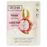 Skaistinamoji veido kaukė Iroha Brightening Face Sheet Mask Dragon Fruit & Hyaluronic Acid, su drakono vaisiumi ir hialurono rūgštimi