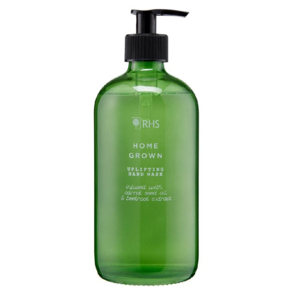 Skystas rankų muilas Heathcote & Ivory Home Grown Uplifting Hand Wash, stikliniame butelyje. 470 ml