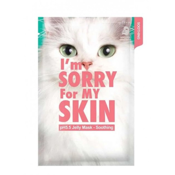 Raminanti veido odą kaukė I'm Sorry for My Skin pH5.5 Jelly Mask Soothing, 33 ml