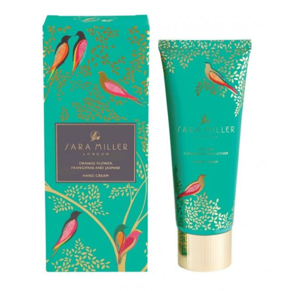 Rankų kremas Heathcote & Ivory Sara Miller Hand Cream Fig Leaf Cardamom & Vetiver, 75 ml