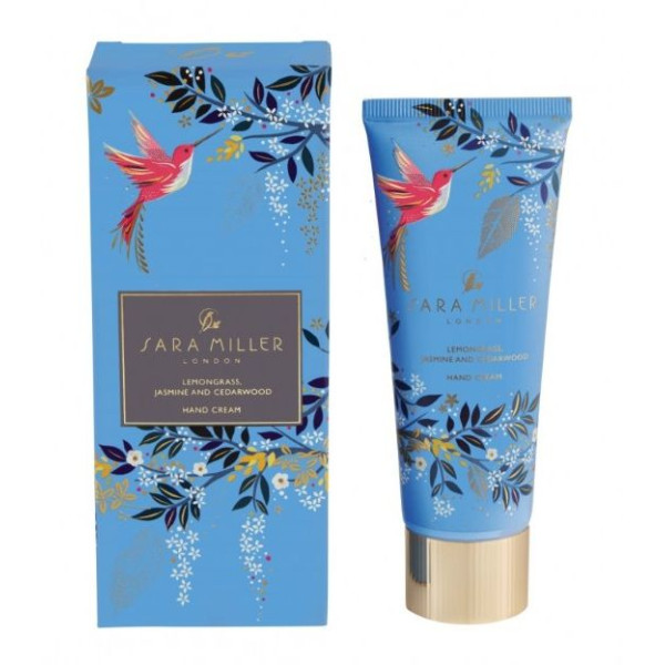 Rankų kremas Heathcote & Ivory Sara Miller Hand Cream Lemongrass Jasmine And Cedarwood, 75 ml