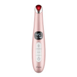 Be Osom Rose Gold Eye Massager paakių masažuoklis su vibracija, šildymu ir raudona LED šviesa