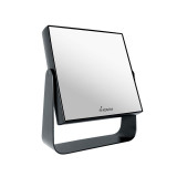 Be Osom Square Double Sided Table Top Mirror Black Matte 1X ir 5X veidrodis, dydis 155 x 155 mm, juodos spalvos