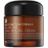 Daugiafunkcis veido kremas All in One Snail Repair Cream Mizon su sraigių ekstraktu, 75 ml