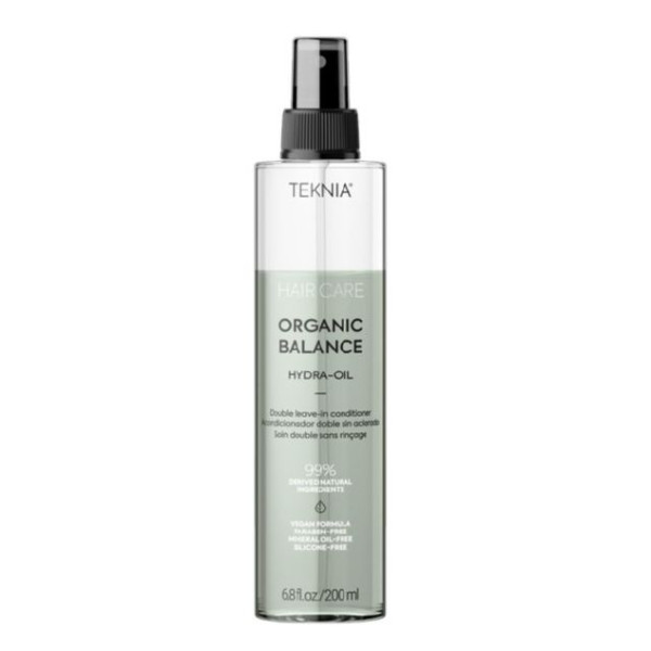 Dvifazis purškiklis plaukams Lakme Teknia Organic Balance Hydra - Oil, 200 ml