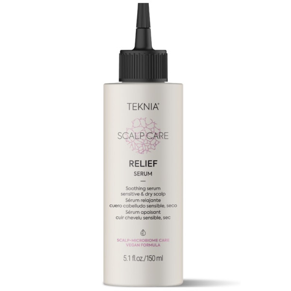 Galvos odos serumas Lakme Teknia Scalp Care Relief Serum, raminantis, tinka jautriai ir išsausėjusiai galvos odai, 150 ml