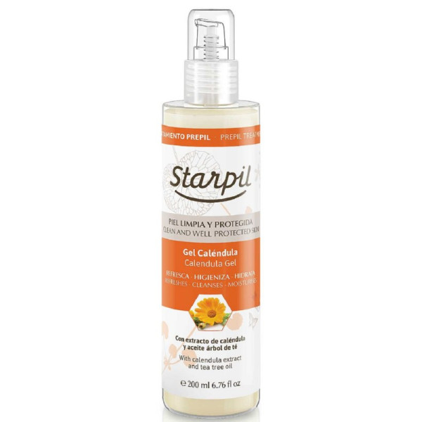 Gelis prieš depiliaciją Starpil Refreshing Moisturizing Gel, su medetkomis, 200 ml