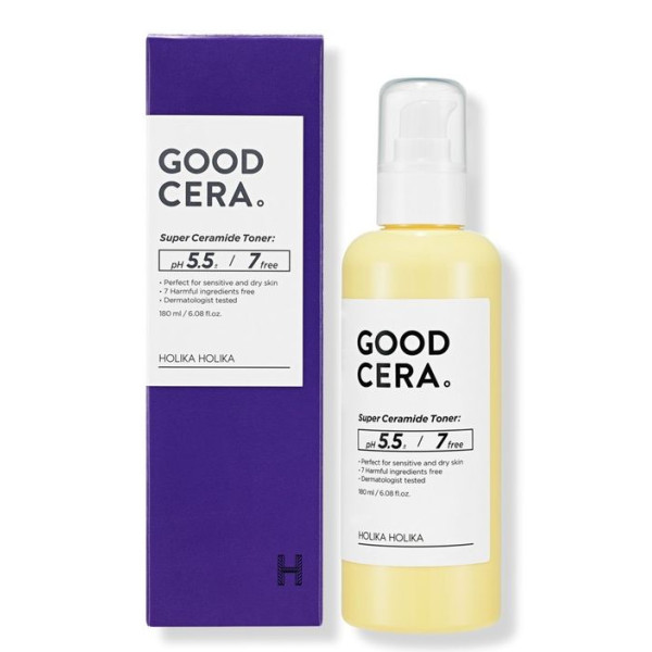 Holika Holika Good Cera Super Ceramide Toner veido tonikas su keramidais sausai, jautriai veido odai, 180 ml