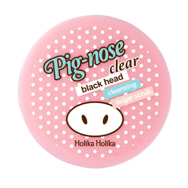 Holika Holika Pig Nose Clear Blackhead Cleansing Sugar Scrub šveitiklis veido odai, 25 g