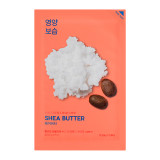 Holika Holika Pure Essence Mask Sheet - Shea Butter maitinamoji lakštinė veido kaukė su taukmedžio sviestu, 20 ml