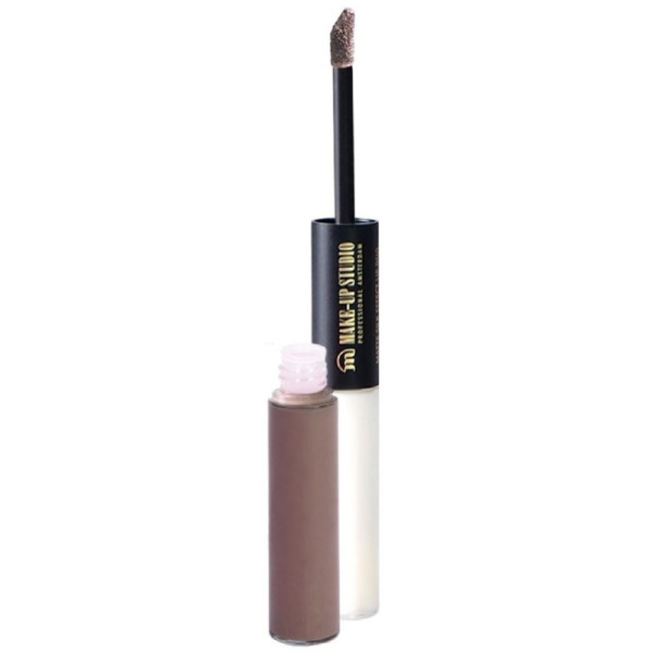 Matiniai lūpų dažai Make Up Studio Matte Silk Effect Lip Duo Cheeky Latte, dvipusiai, 7.6 ml