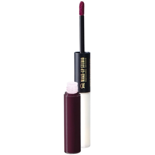 Matiniai lūpų dažai Make Up Studio Matte Silk Effect Lip Duo Juicy Blackberry, dvipusiai, 7.6 ml