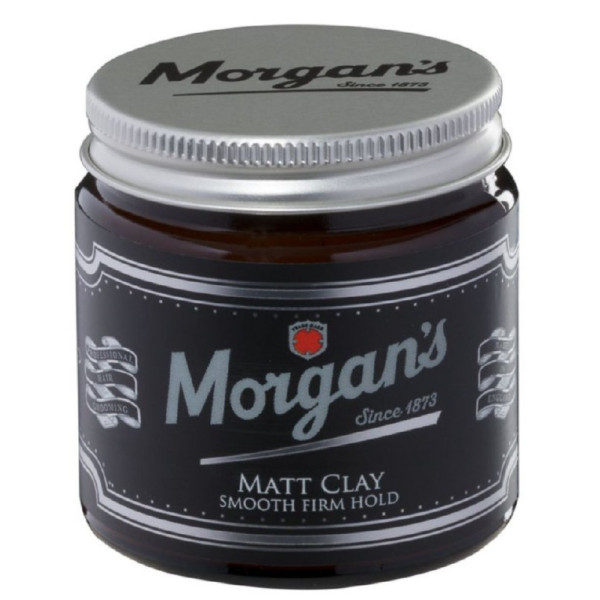 Molis plaukų formavimui Morgan's Pomade Matt Clay, stiprios fiksacijos, matinis, 120 ml