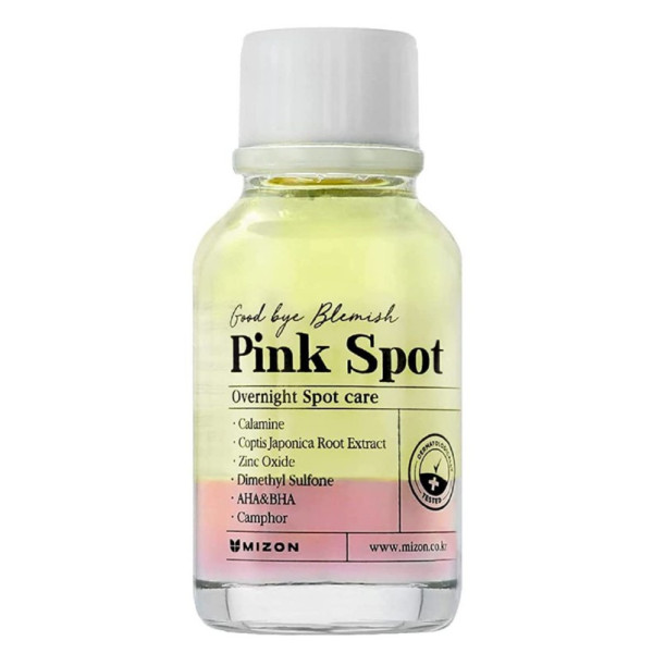 Naktinis serumas probleminei veido odai Mizon Goodbye Blemish Pink Spot Overnight, 19 ml