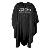 Osom Professional Cutting Cape OSOM007001CAPE pelerina kirpimui, juodos spalvos, 138 x 160 cm