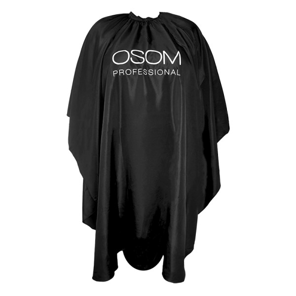 Osom Professional Cutting Cape OSOM007001CAPE pelerina kirpimui, juodos spalvos, 138 x 160 cm