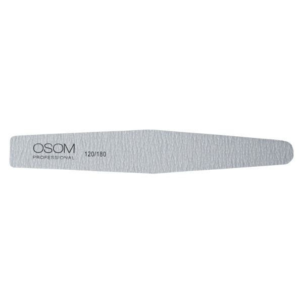 Osom Professional Diamond Shape OSOMP1218 dildė nagams, zebra, 120/180, 1 vnt, 1/25