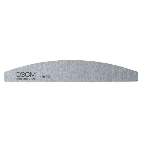 Osom Professional Half Moon Shape OSOMP1824 dildė nagams ,zebra, 180/240, 1 vnt., 1/25