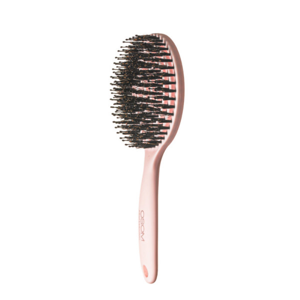 OSOM Professional Lollipop Vent Brush Matte Pink OSOM15493 šepetys plaukams, rožinis, su nailono spygliukais ir šerno šereliais