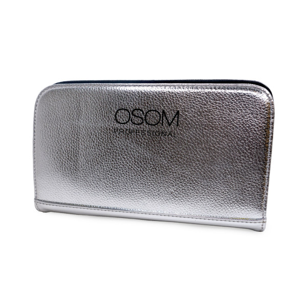 Osom Professional Silver Scissor Case OSOMCASESILV dėklas žirklėms, sidabrinės spalvos, 4 žirklėms