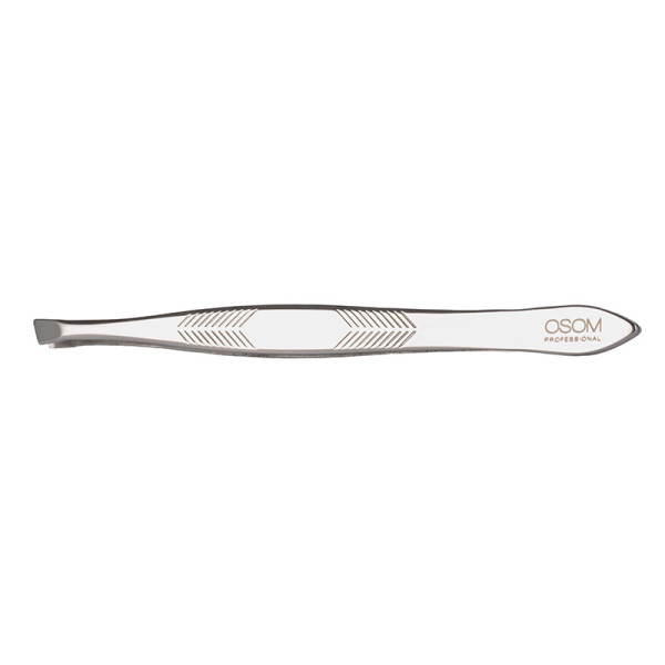 OSOM Professional Stainless Steel Tweezers OSOMPT07 pincetas profesionaliam naudojimui, kirstas, 89 mm