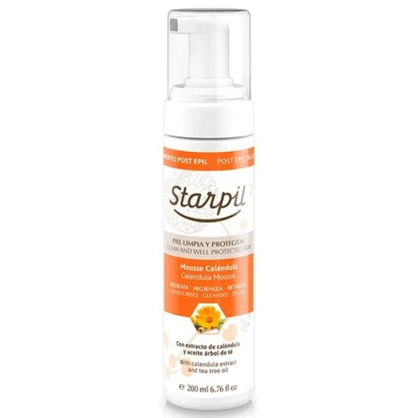 Plaukų įaugimą lėtinančios putos po depiliacijos Starpil Retardant Mousse, su medetkomis, 200 ml