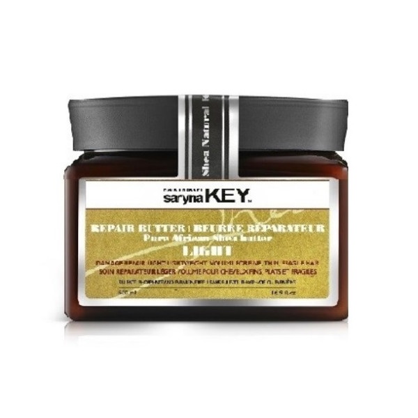 Plaukų kaukė Saryna KEY Damage Light Pure African Shea Butter, su taukmedžio sviestu, atstatomoji, skirta pažeistiems plaukams, neapsunkina plaukų, 300 ml