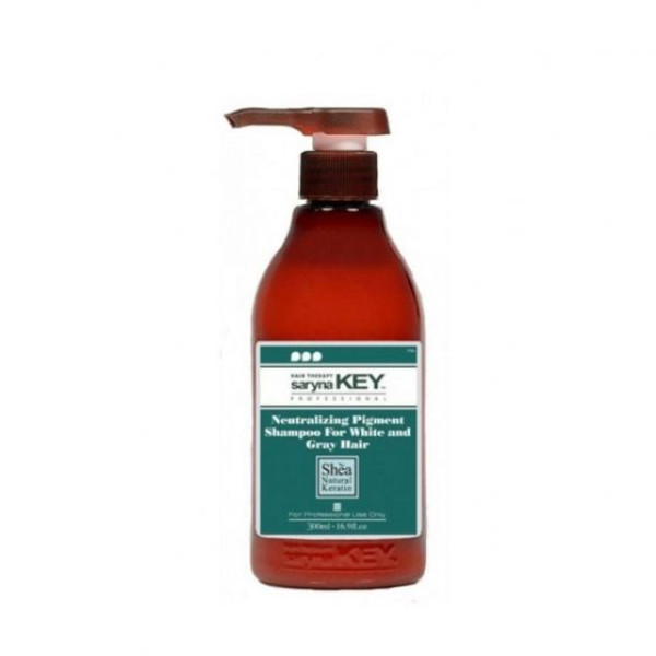 Plaukų šampūnas Saryna KEY Silver Shampoo, neutralizuojantis geltonumą, 300 ml