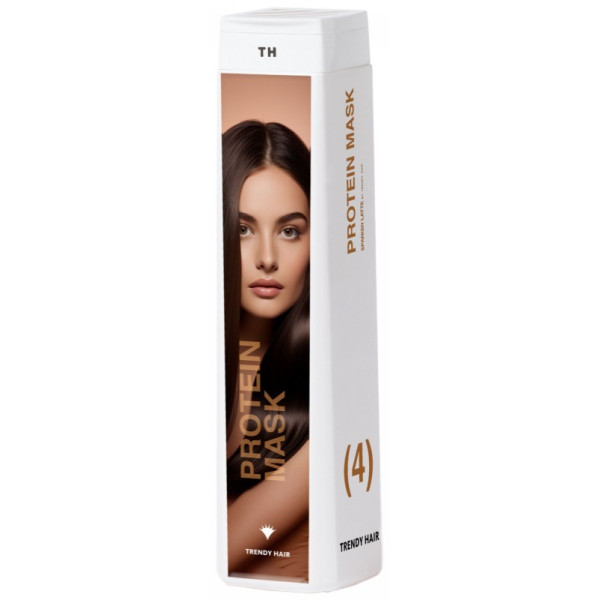 Trendy Hair SPANISH LATTE Protein Mask stiprinamoji kaukė plaukams su proteinu, 300 ml