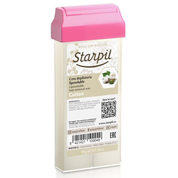 Vaškas kasetėje Starpil Cotton, ypač švelnios tekstūros, 110 g