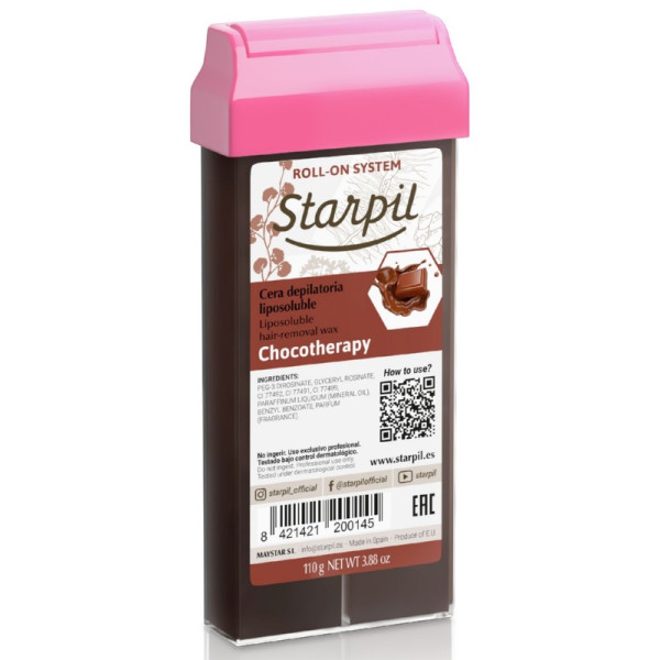 Vaškas kasetėje Starpil Roll-On Chocolatherapy, šokoladinis, 110 g