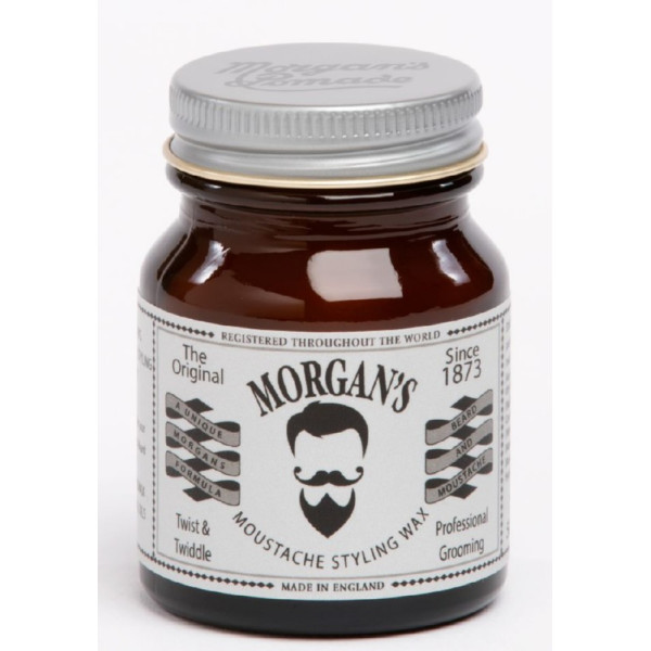 Vaškas ūsų formavimui Morgan's Pomade Moustache Styling Wax Twist & Twiddle, 50 g