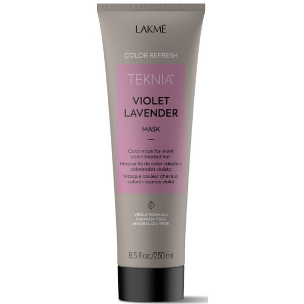 Violetinę spalvą paryškinanti kaukė Lakme Teknia Violet Levender Mask, 250 ml