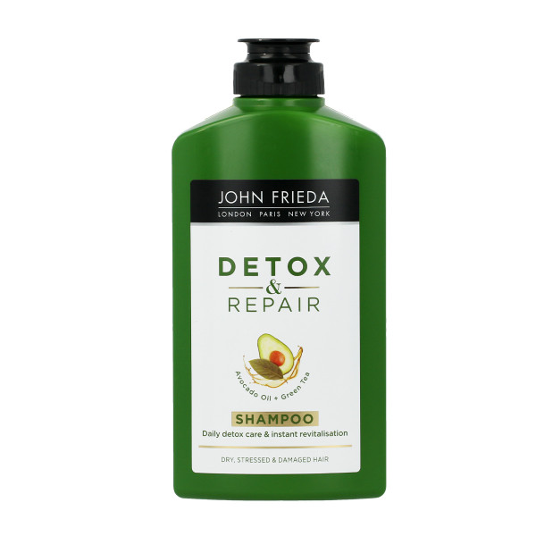 John Frieda Detox & Repair Avocado Oil Hair Dry Shampoo For Repairing, 250 ml John Frieda Detox & Repair Avocado Oil Hair Dry Shampoo For Repairing, 250 ml