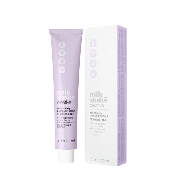 Milk Shake Creative SLS/SLES-Free Permanent Hair Dye 4.04NN Medium Brown Natural Intense, 100 ml