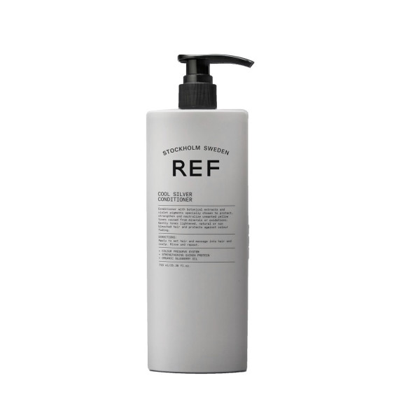 Ref Stockholm Cool Silver Sulfates-Free Hair Conditioner Neutralising Warm Tones, 750 ml Ref Stockholm Cool Silver Sulfates-Free Hair Conditioner Neutralising Warm Tones, 750 ml
