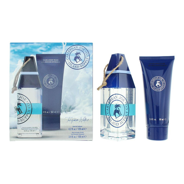 Set Caribbean Joe: Island Supply Turquoise Waters Eau De Toilette For Men, 125 ml + Island Supply Turquoise Waters Shower Gel & Shampoo 2-In-1, 100 ml Set Caribbean Joe: Island Supply Turquoise Waters Eau De Toilette For Men, 125 ml + Island Supply Turquoise Waters Shower Gel & Shampoo 2-In-1, 100 ml