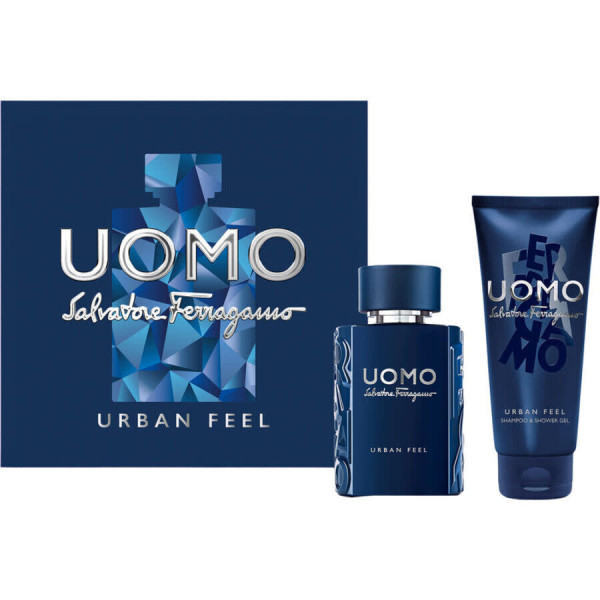 Set Salvatore Ferragamo: Uomo Urban Feel Eau De Toilette For Men, 50 ml + Uomo Urban Feel Shower Gel For All Skin Types, 50 ml Set Salvatore Ferragamo: Uomo Urban Feel Eau De Toilette For Men, 50 ml + Uomo Urban Feel Shower Gel For All Skin Types, 50 ml