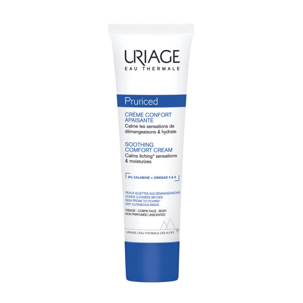 Uriage Pruriced Calming Cream For Face raminamasis veido kremas, 100 ml Uriage Pruriced Calming Cream For Face raminamasis veido kremas, 100 ml