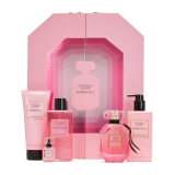 Victoria´s Secret Bombshell vanduo rinkinys moterims (EDP, 100 ml + EDP, 7,5 ml + dušo želė, 200 ml + kūno purškiklis, 250 ml + kūno losjonas, 250 ml)