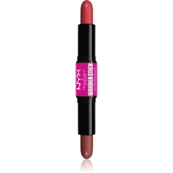 NYX Professional Makeup Wonder Stick Cream Blush kreminiai skaistalai, atspalvis: 03 Coral N Deep Peach, 2x4 g